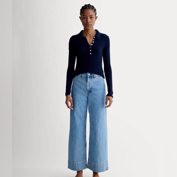 Everlane Denim - Everlane The Mariner Cropped Jean (Shallow Beach)